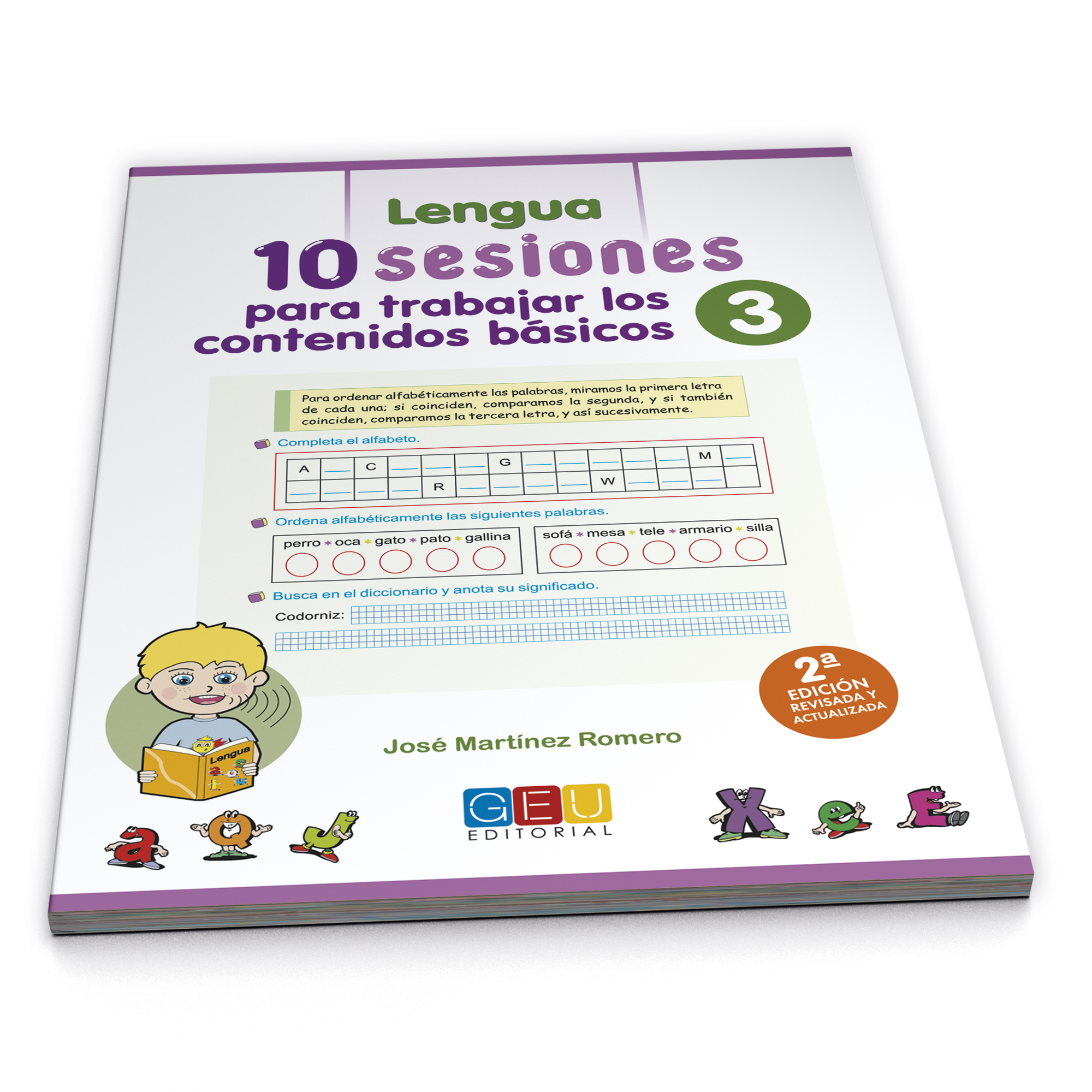 cuadernos, de 1º a 6º de primaria compuestos por 10 sesiones de trabajo para Matemáticas y 10 para Lengua